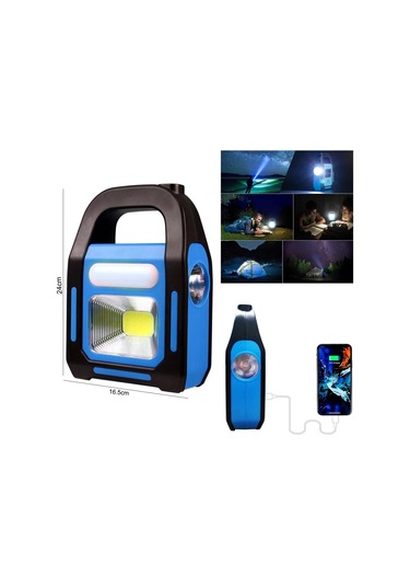 KAMP LAMBASI ACİL DURUM IŞIĞI ŞARJLI LED+COB SOLAR GOLD ORION OR Altın