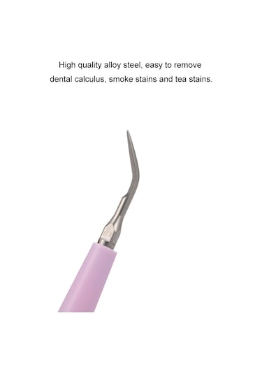 Moveevo "şarj Edilebilir Diş Temizleme Aleti - 5 Hız Ayarlı, Taş Ve Lekeleri Yok Eden Portatif Diş Bakım Cihazı Pembe "