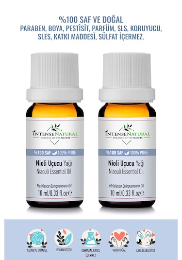 Intense Natural Nioli Uçucu Yağı 2 x 10 ML