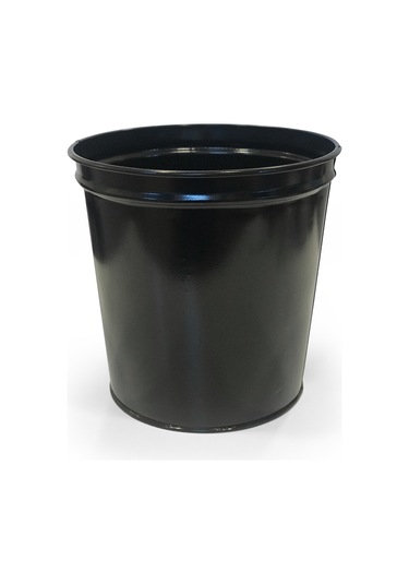 Ofis Tipi Metal Çöp Kovası-siyah