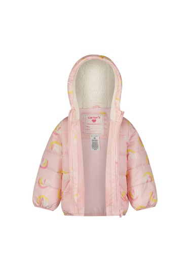 Küçük Kız Çocuk Mont Desenli