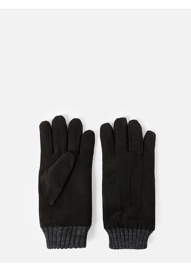 Colins Erkek Siyah Eldiven Cl1071483 Q1.v1 Blk Siyah