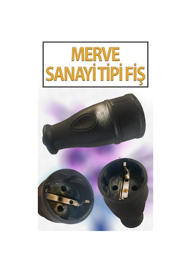 Sanayi Tip Toptaklı Kauçuk Dişi Fiş