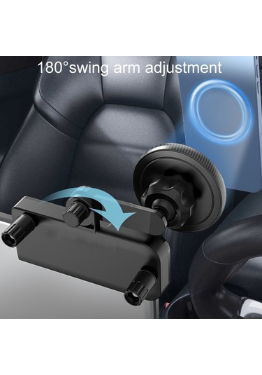 Tesla Model 3 / Y Araba Manyetik Telefon Tutucu Dönebilen Araç Navigasyon Dağı, Stil: Yuvarlak