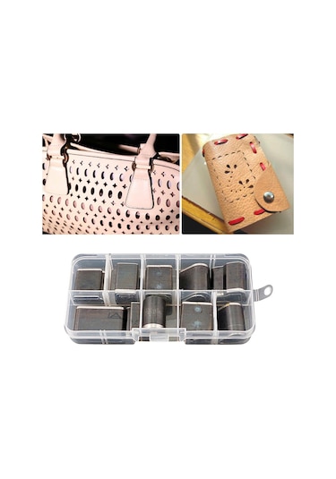 Suntek 24/39 Şekil Tarzı Içi Boş Kesici Yumruk Seti 24-delik Siyah