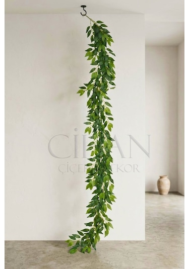 Cihan Çiçekçilik Yapay Adana Sarmaşığı - 180 Cm Yeşil