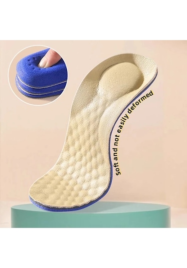 Fochsia Kadın Konforlu Tabanlık Esnek Spor Siyah 35-36 Destek Rahat