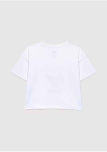 Mavi - Mvjns Crop Beyaz Tişört 7610275-620 Beyaz