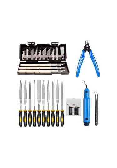 Novahub Yazıcı Aksesuarlar Kıngroon Çapak Alma Aleti Seti Kendin Yap Gravür Bıçağı, Oyma Aleti