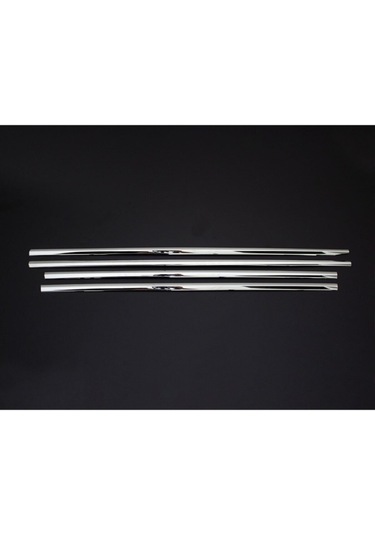 Volkswagen Polo Uyumlu 1994-2001 Krom Cam Çıtası 4 Parça Paslanmaz Çelik