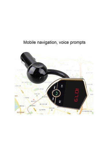 Ebitda Bluetooth Fm Transmitter, Kablosuz Radyo Adaptörü, Müzik Çal, Eller Serbest, 2 Usb Şarj, Fm Verici, Araç İçi, 53047272