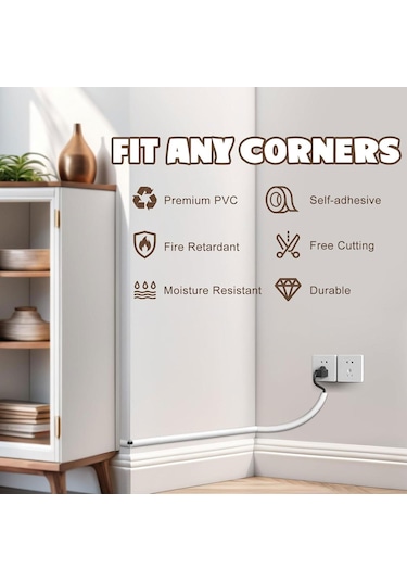 Suntek Kablo Gizleyici Yönetimi Ev Ofis Için Pratik Gizleme