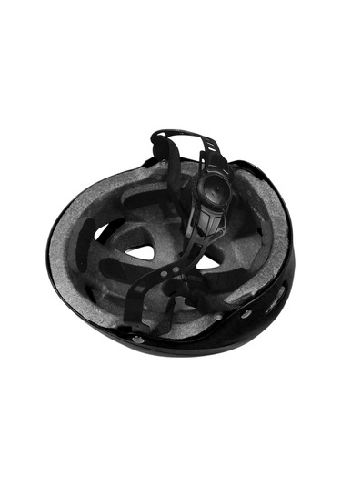 Siyah Çocuk Kaskı Spor Koruyucu Başlık Kaskı Kaykay Bisiklet Scooter Paten İçin Kask Ayarlanabilir Siyah