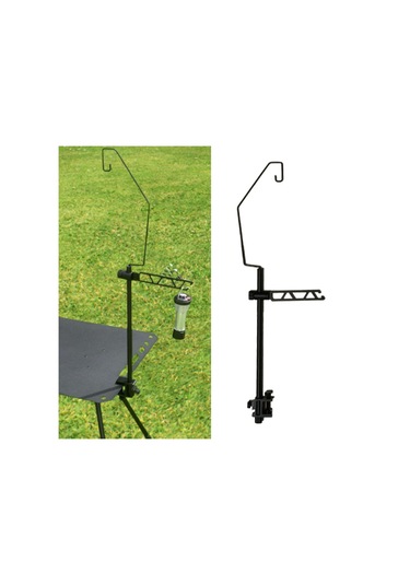 Homyl Seyahat Bahçe Yürüyüş Için Asılı Işık Tutucu 36cm Siyah