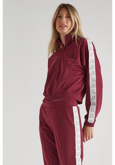 Benetton United Colors Of Bnt-w20189 Kadın Sweatshirt 71149 Bnt-w20189-r0901 Koyu Pembe