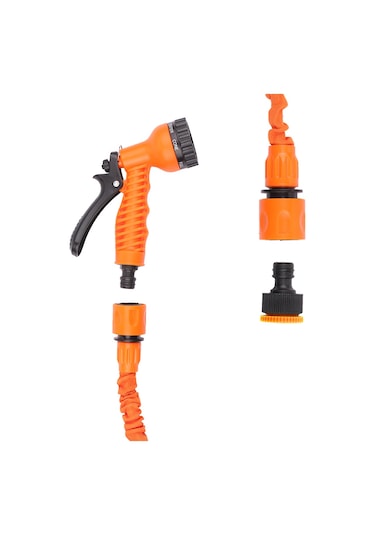 Qingmipy "7 Fonksiyonlu Genişleyen Bahçe Hortumu - 150ft Sızdırmaz, Yüksek Basınçlı, Esnek Ve Dayanıklı"