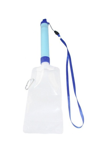 Ya20213 Açık Su Arıtma Saman Taşınabilir Acil Kamp Yürüyüş Su Filtresi Fda Yok, Bpa İçermez