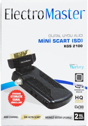 Electromaster Mini Scart Uydu Alıcı