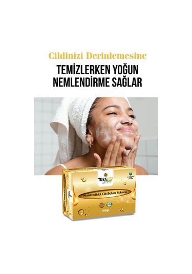 Tubalife Colloidal Gold Nemlendirici Cilt Bakım Sabunu 100 G
