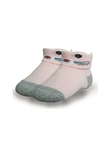 Bibaby Biorganic Cunning Havlu Çorap 68375 Pembe