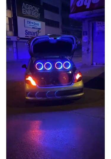 Çift Piksel Ledli Ses Ritim Ve 358 Animasyonlu Kumandalı 20'lik Midrange Kapak 2 Takım 4 Kapak