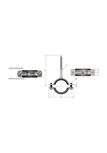 Trifonlu Doğalgaz Kelepçesi 1/2" Kısa