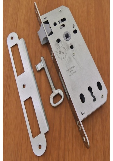 Metlox Krom Oval Oda Sessiz Kapı Kilidi 40 Mm