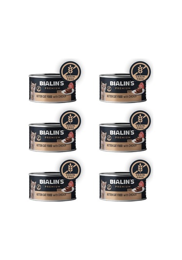 6'lı Yavru Kedi Maması - Tavuklu 100 Gram