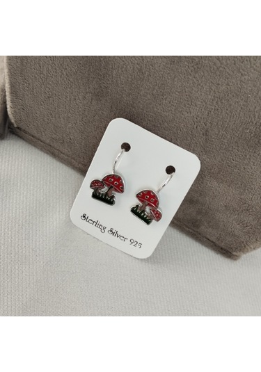 927 Ayar Gümüş Çocuk Küpesi Zarif Ve Güvenli Tasarım Model 3 Gümüş