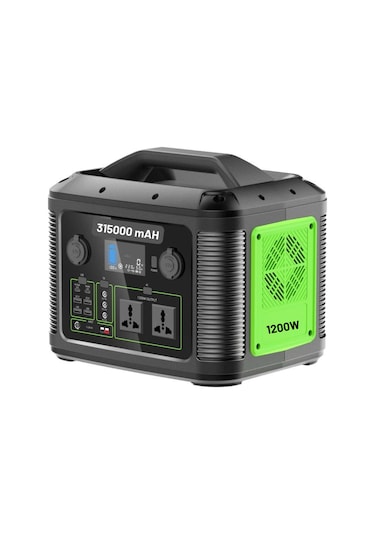Fuchsia 315.000 mAh 1200W Güçlü Hafif Taşınabilir Kamp ve Doğa İçin İdeal Tasarlanmış Güç Kaynağı