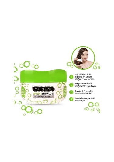 Biotin Saç Maskesi 500 Ml - Gür Ve Dolgun Saçlar - Mrfs