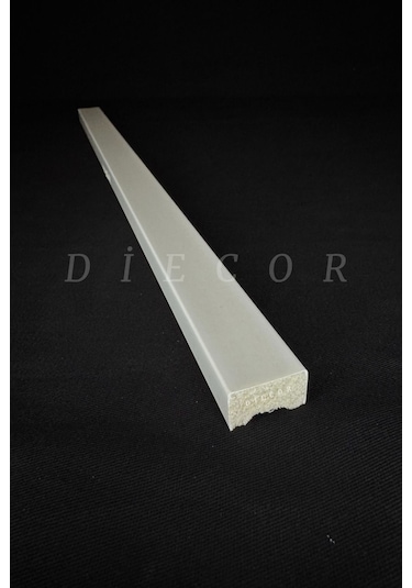 Diecor Dekoratif Boyanabilir 1 Adet 2 Cm Düz Polistren Duvar Çıtası Beyaz 20 X 10 Model:xa235