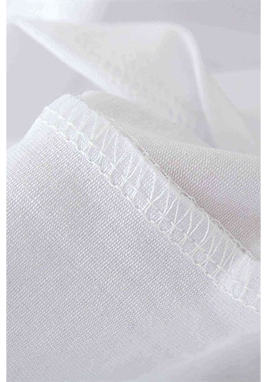 Mamamoo Logo Crown Baskılı Unisex Çocuk Beyaz Tshirt