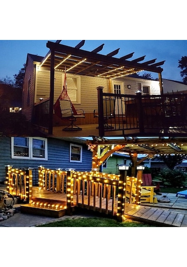 Sıcak Beyaz 100led Peri Dize Işıklar Noel Peri Dize Işıklar Noel Ağacı Şebeke Fişi Açık Bahçe Partisi Festivali Dekor Sıcak Beyaz