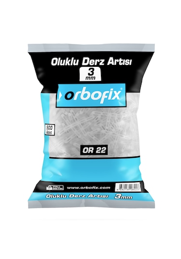 Derz Artısı Oluklu 3mm 500 Adet