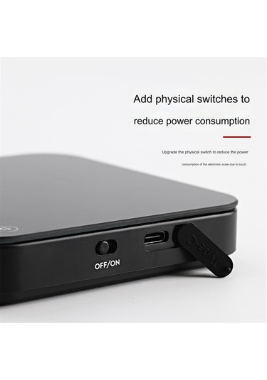 Kahve Ölçeği, 0.1g Hassas Derecelendirme, Taşınabilir Cep Ölçeği Siyah Siyah