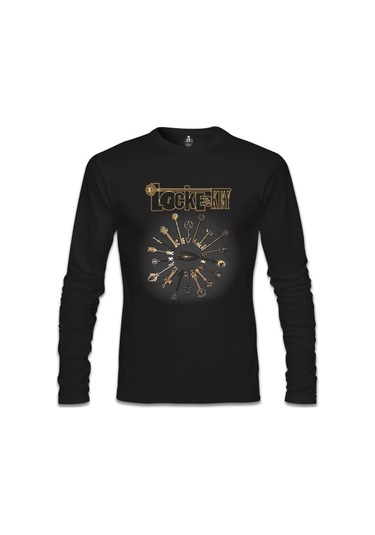 Locke And Key - All Keys Siyah Erkek Sweatshirt