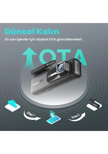 360+ Botslab HK30 Pro 2K QHD WiFi 140° Geniş Açı Gece Görüşlü Akıllı Araç İçi Kamera