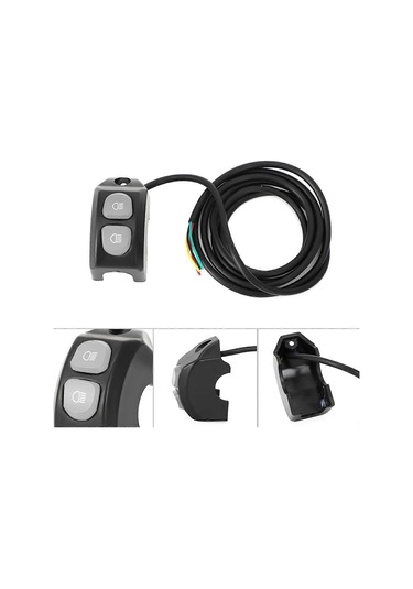 R1200gs R 1200 Gs R1250gs F850gs F750gs Adv Motosiklet Sis Farları Kablo Demeti Kolu Anahtarı Basma Düğmesi, A