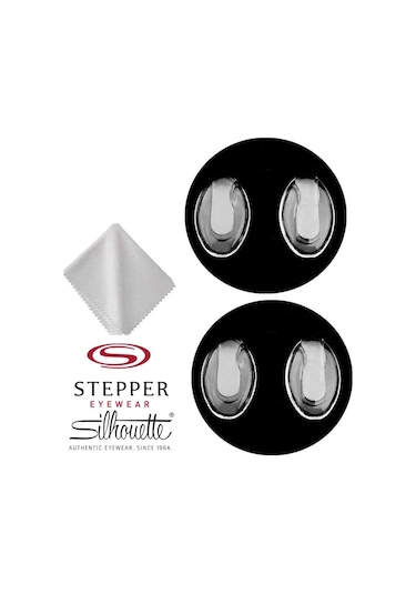 Stepper Titanium Ve Silhouette Gözlük Burunluk Plaket Ped 2 Çift
