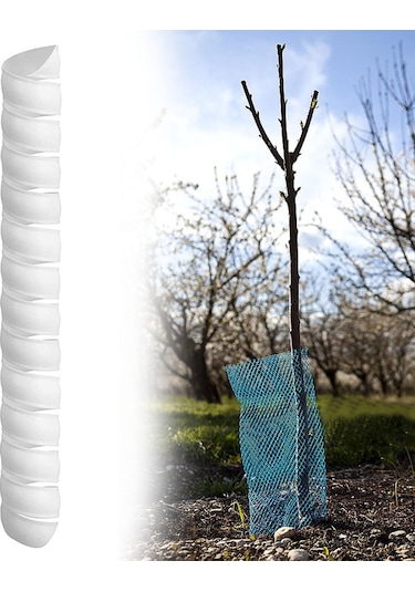 Suntek 40cm Ağaç Gövdesi Koruyucu Sarma Bitki Örtüsü Beyaz