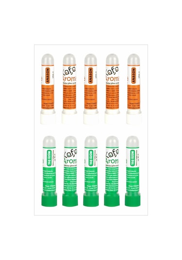 Kafa Aroma Saf Anason Yağı 5'li + Yaş Üzüm Aroması 5 x 3 ML