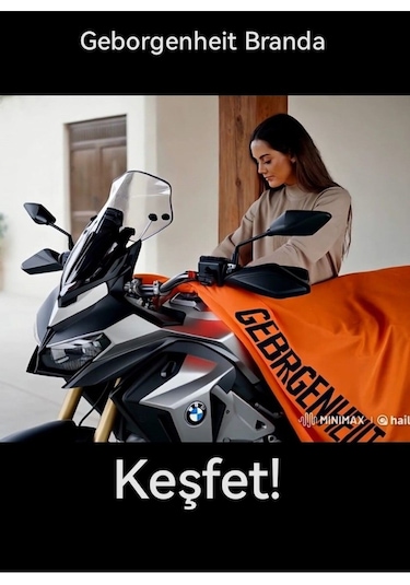 Honda Activa 125 Uyumlu Motosiklet Branda Premium Kalite Paraşüt Kumaş Su Geçirmez Xl Orta