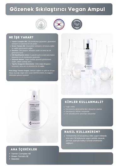 Centecassol Gözenek Sıkılaştırıcı Ampul Serum 30 ML
