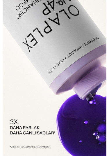 Olaplex Nº.4p Blonde Enhancer Toning Shampoo - Renk Koruyucu & Bağ Mor Şampuan 250 ML
