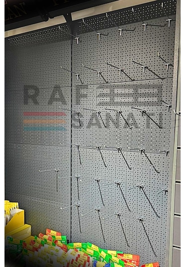 Fon Kancası Delikli Pano Kancası 15 Cm - Askı Kanca Raf Askısı Galvaniz