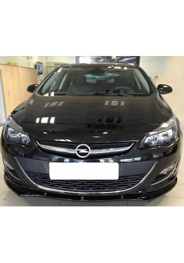 HasAkman Opel Astra J Sedan Basic Ön Tampon Lip Piona Black 2009 - 2015