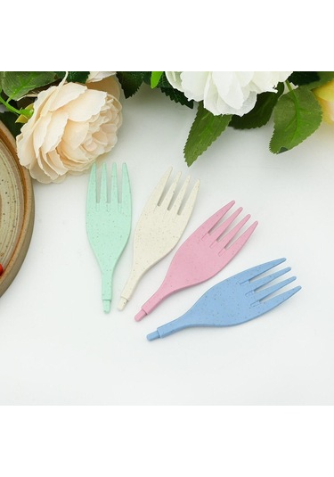 Pembe Taşınabilir Katlama Seyahat Sofra Seti Mini Kutu Ile Çatal Kaşık Çubuklarını Sofr Taşınabilir Çatal Bıçak Kaşık Tk. 56470320 Pembe