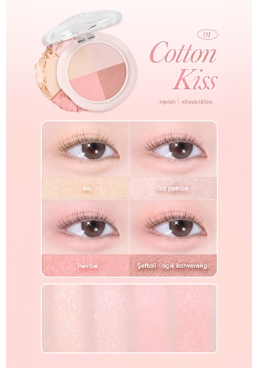 Dasıque Multi Quad Shadow 01 Cotton Kiss