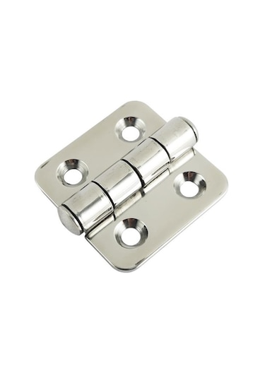 5'li Paslanmaz Krom Menteşe. 38x38mm. Cr-ni 304